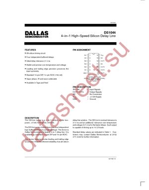 DS1044R-10/T&R datasheet  